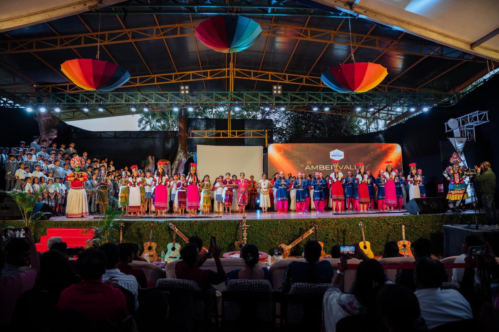 Prize Day cultural performance on stage