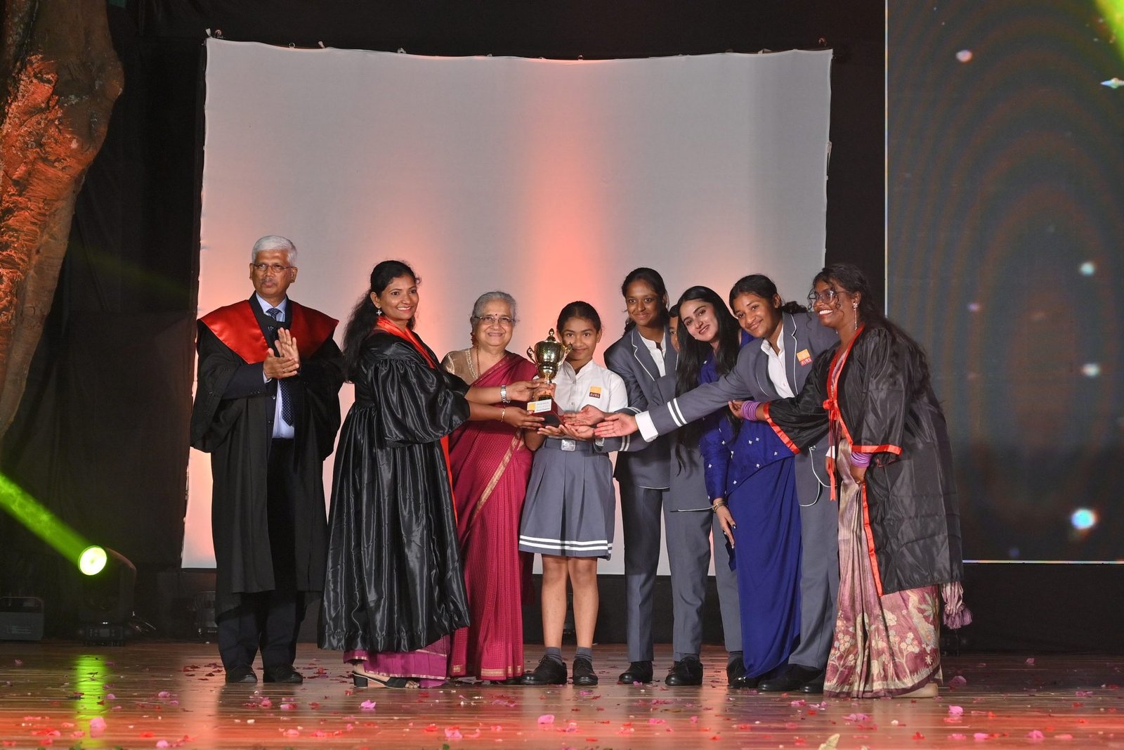 Prize Day cultural performance on stage